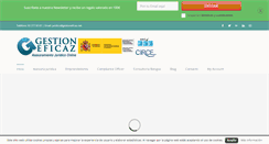 Desktop Screenshot of gestioneficaz.net